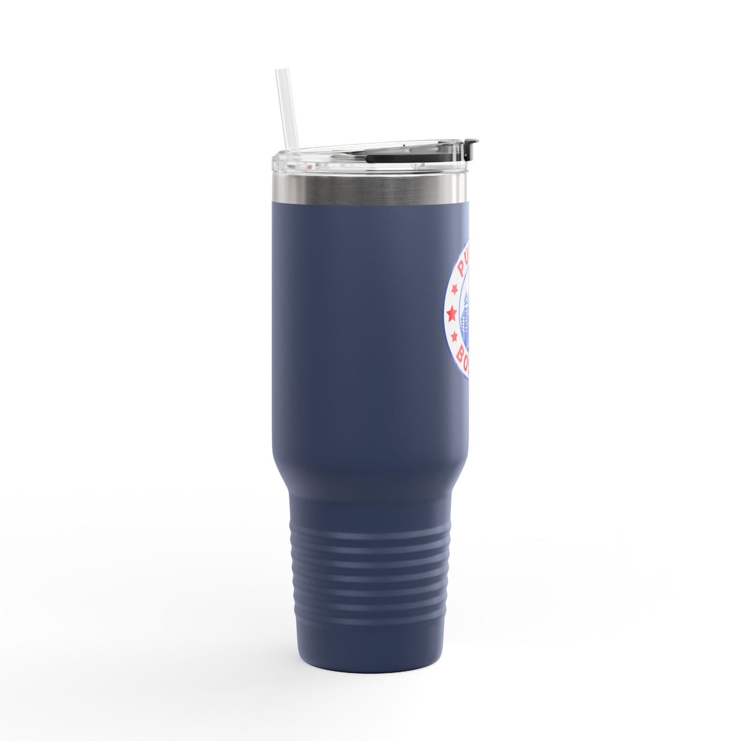 Purely Boston Logo Navy 40oz Tumbler