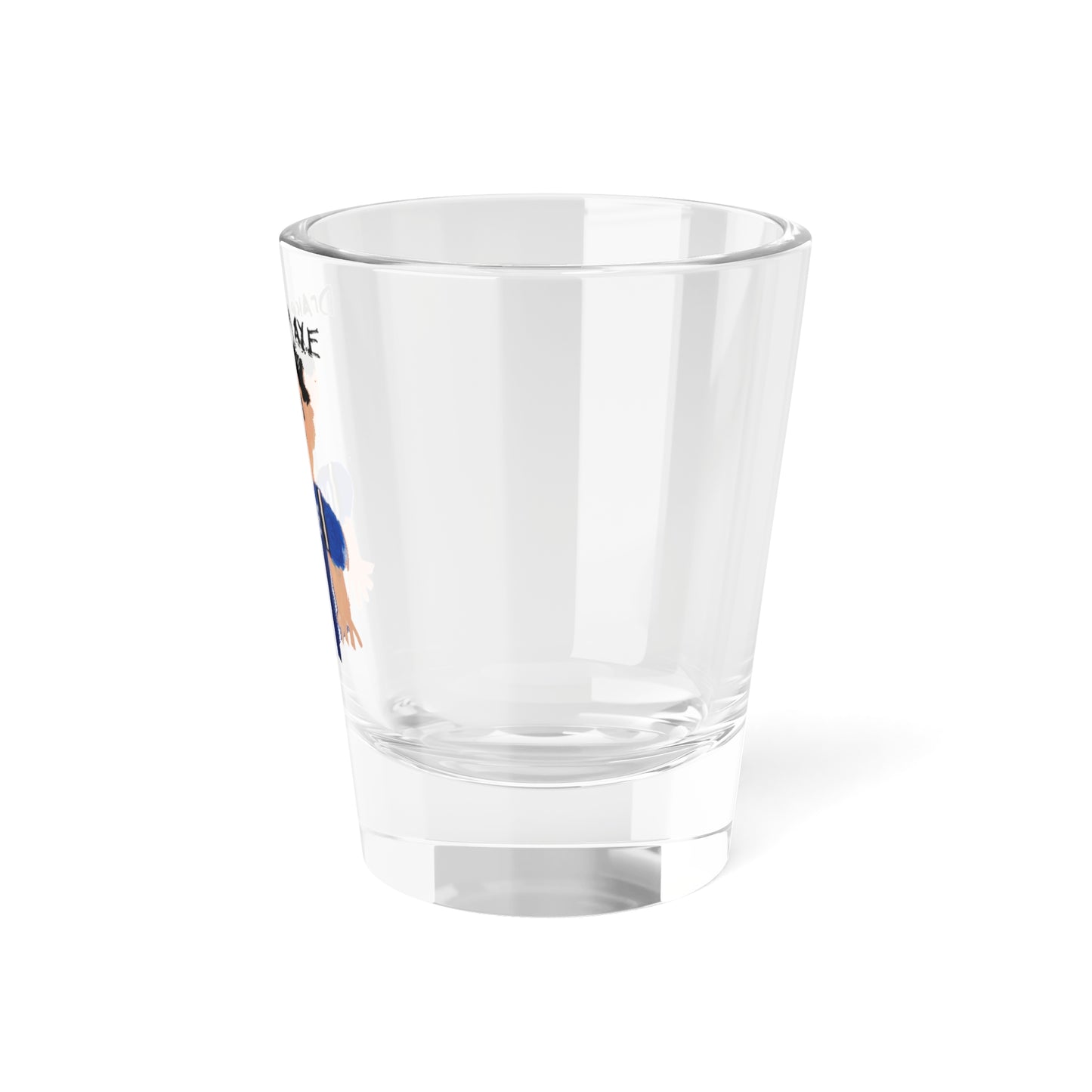 Drake Maye Painting Shot Glass