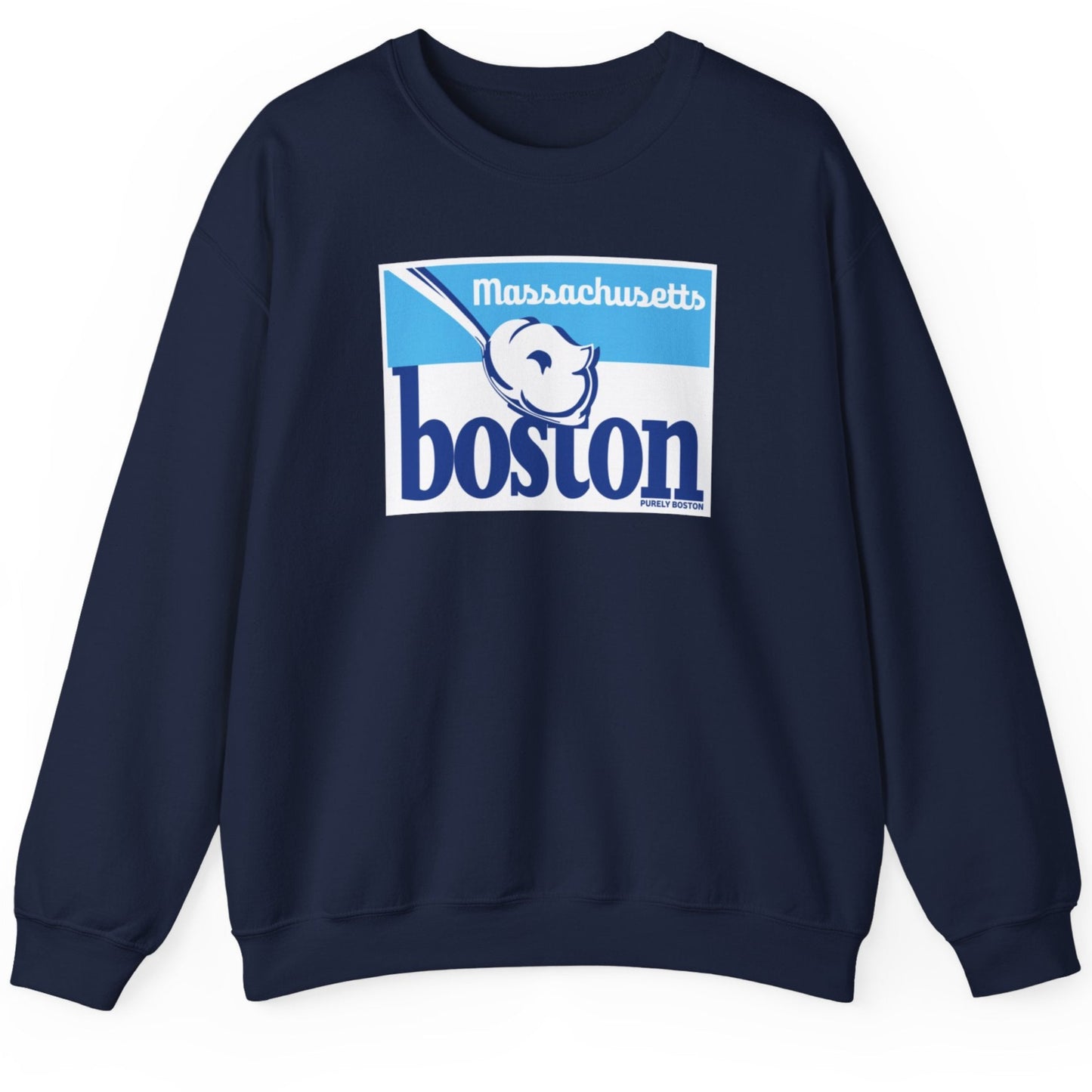 Boston Marshmallow Crewneck