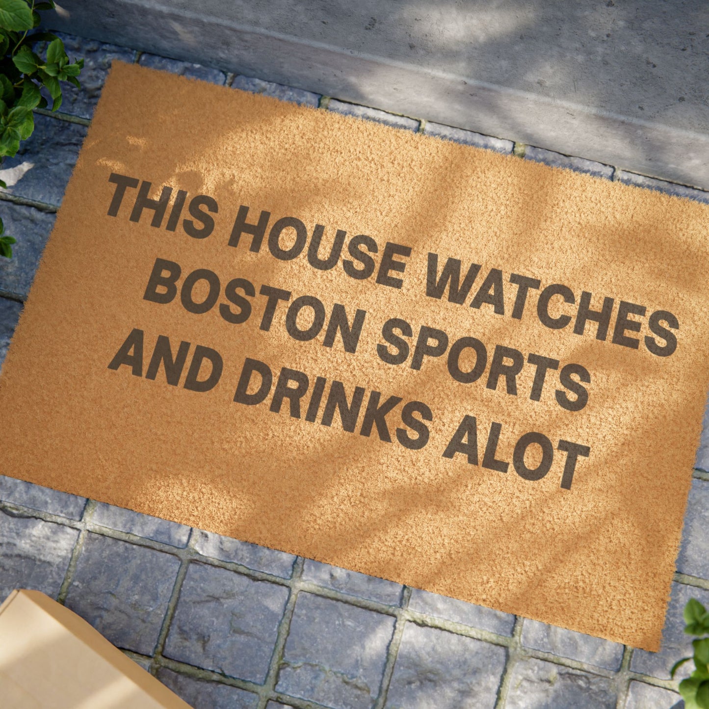 This House Watches Boston Sports And Drinks Alot Doormat