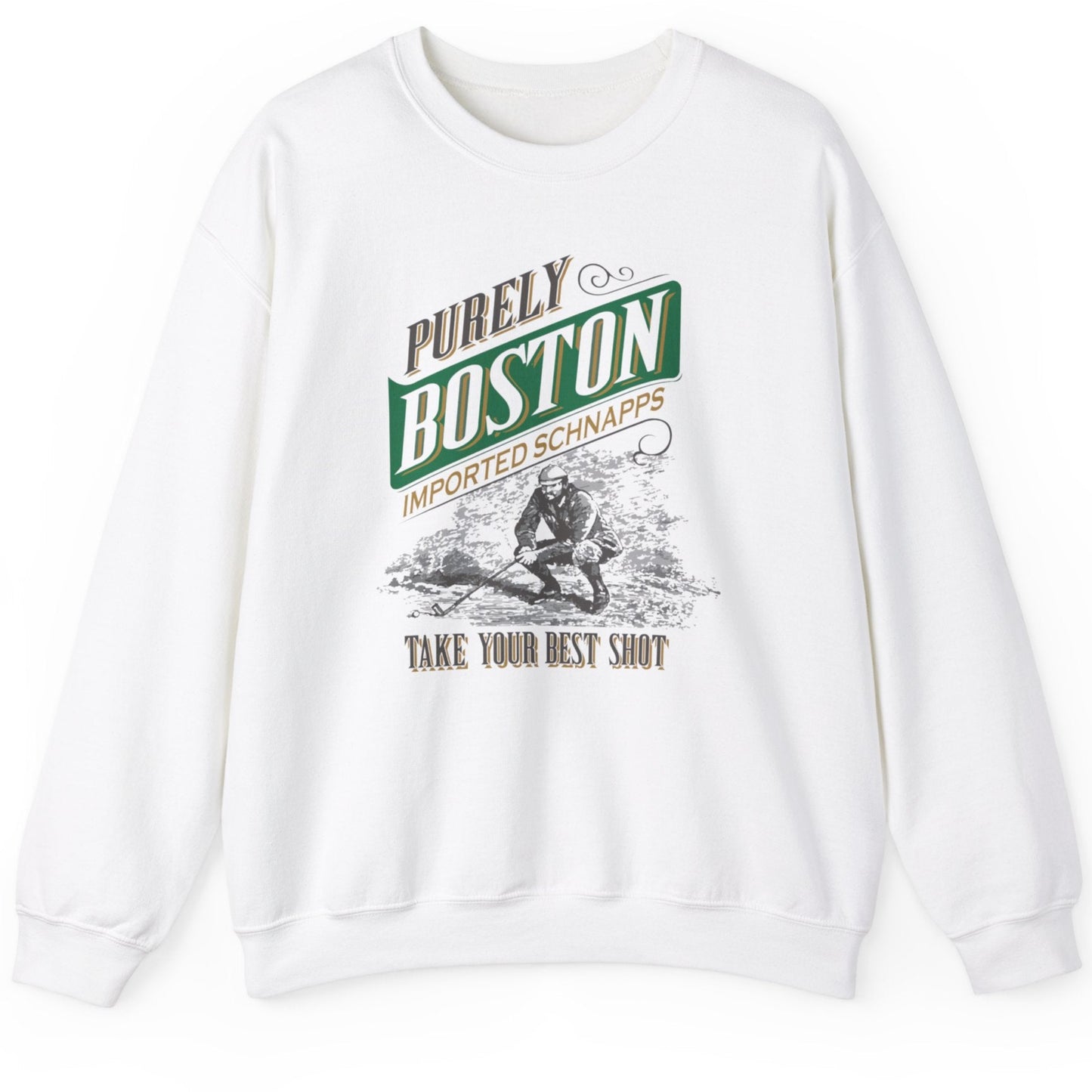 Purely Boston Imported Schnapps Crewneck