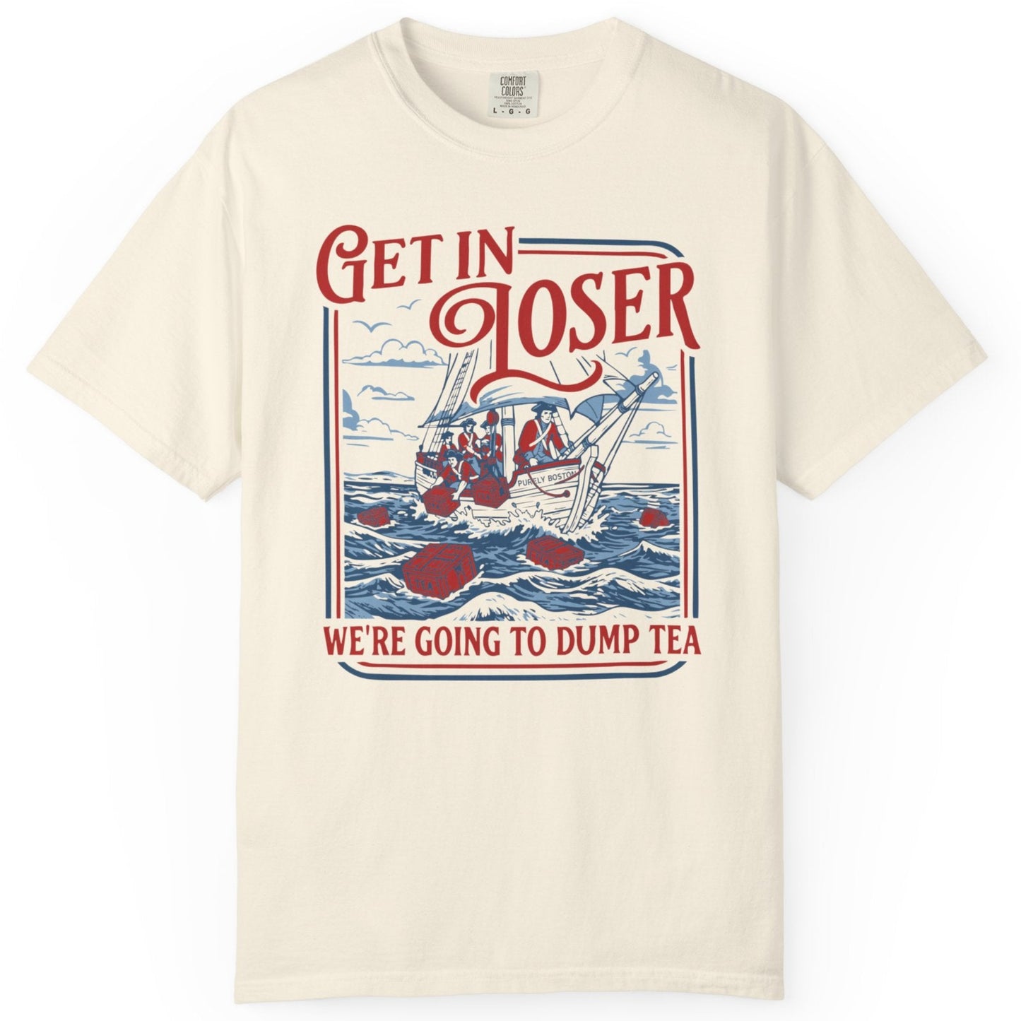 We're Going To Dump Tea Ivory T-Shirt