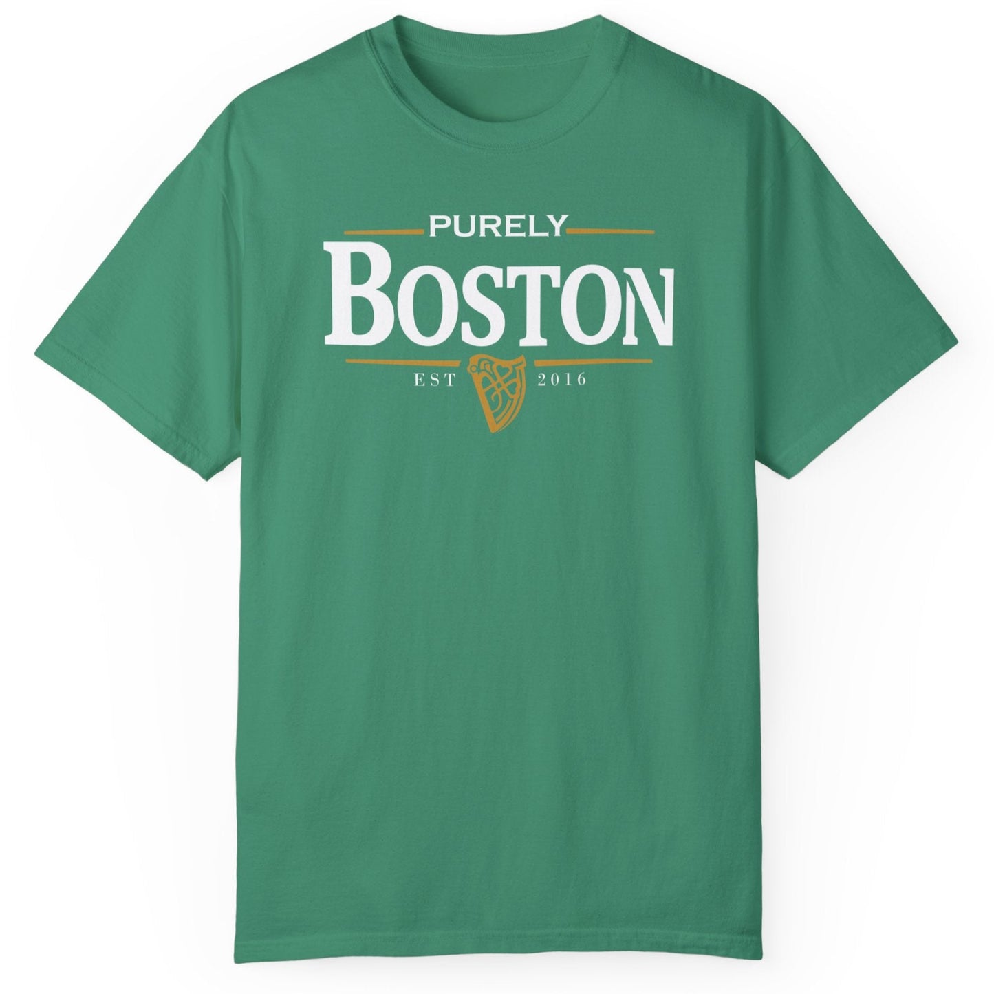Purely Boston Irish Beer Green T-Shirt