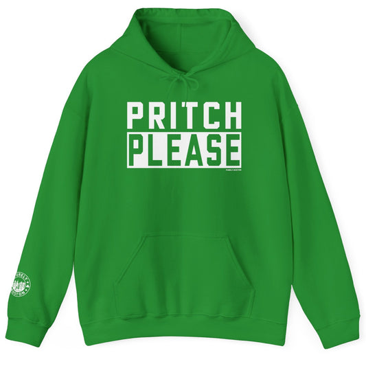 Pritch Please Green Hoodie