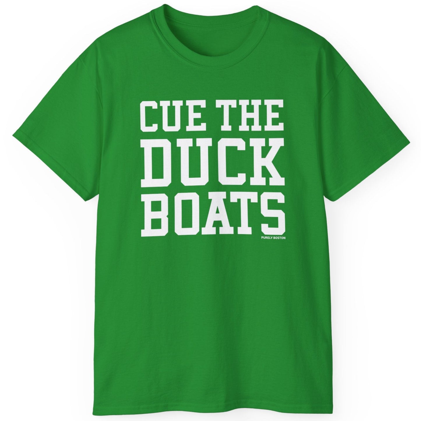 Cue The Duck Boats Green T-Shirt