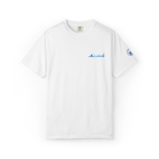 Masshole Embroidered White T-Shirt
