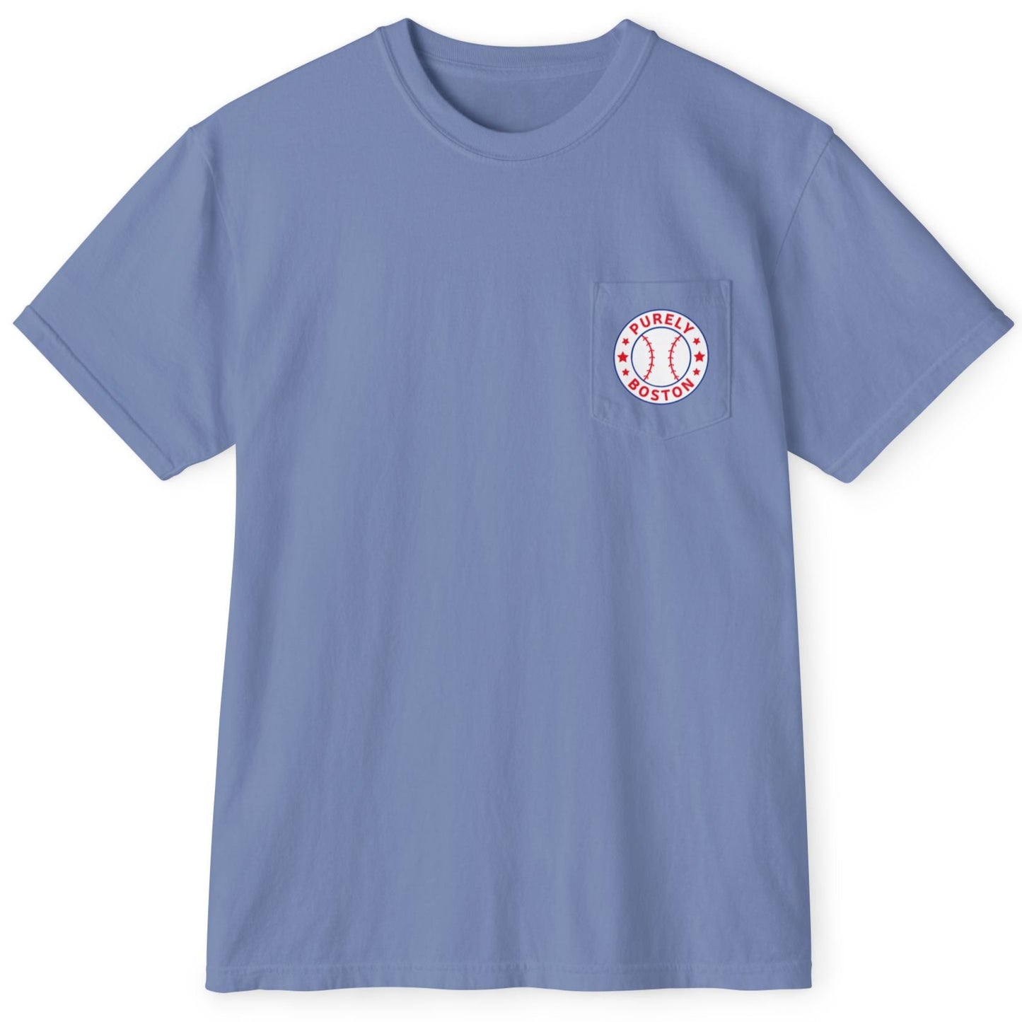 Purely Boston Baseball League Pocket T-Shirt