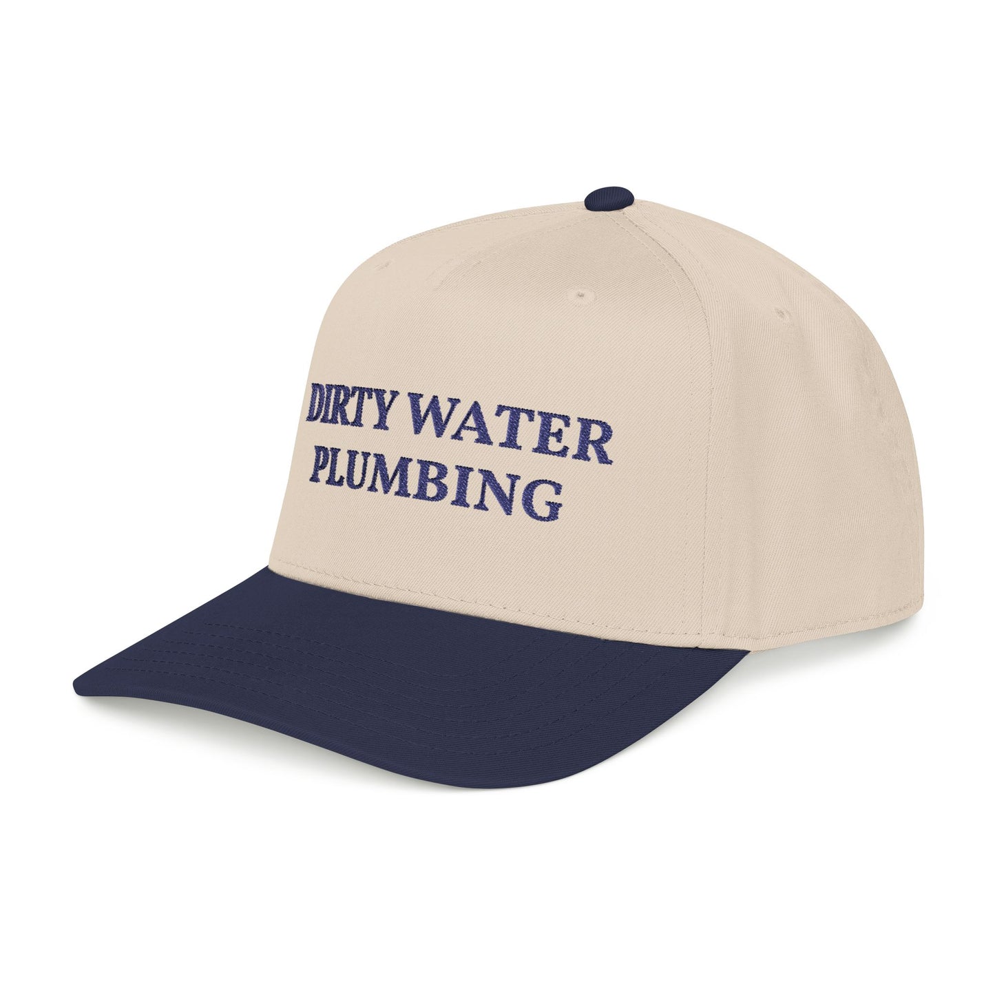 Dirty Water Natural/Navy Snapback Hat