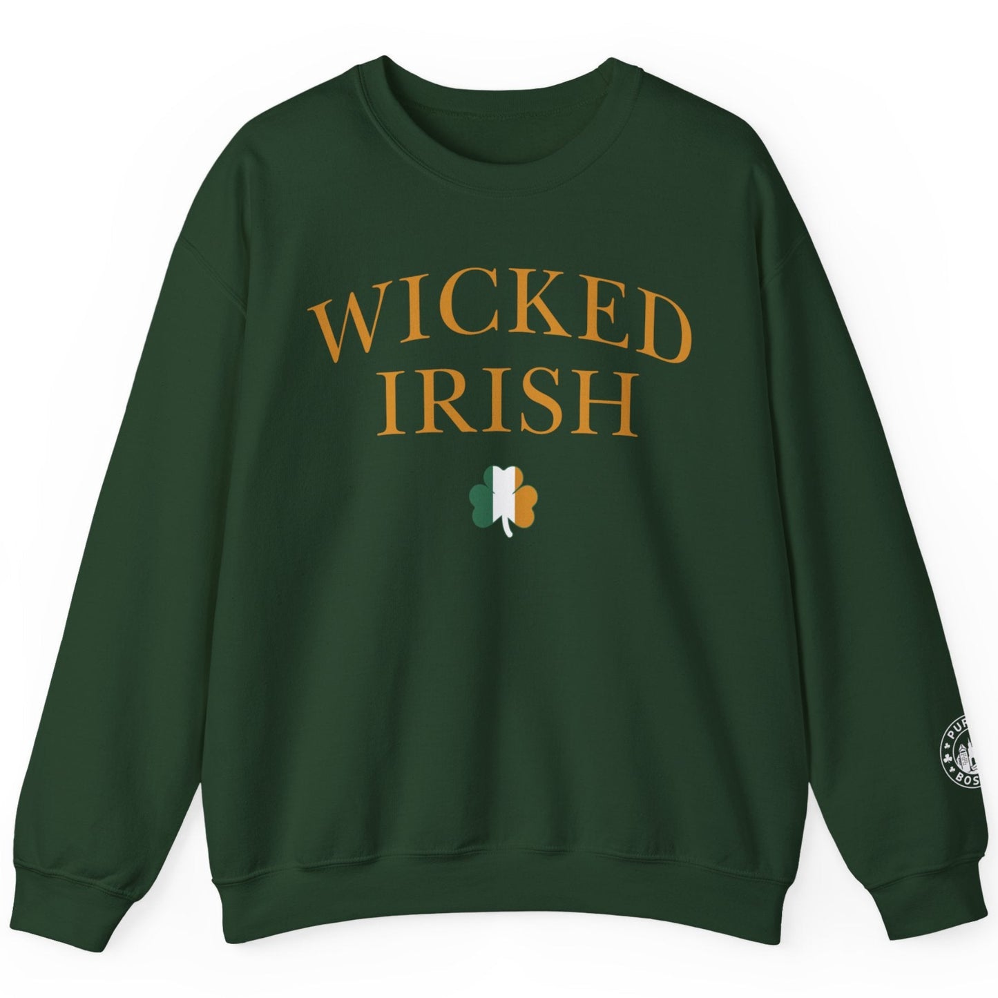Wicked Irish Forest Green Crewneck