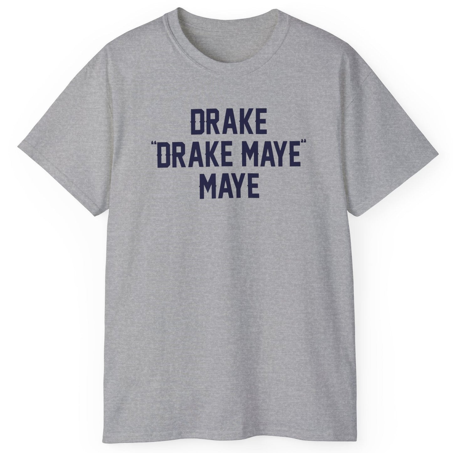 Drake "Drake Maye" Maye Grey T-Shirt