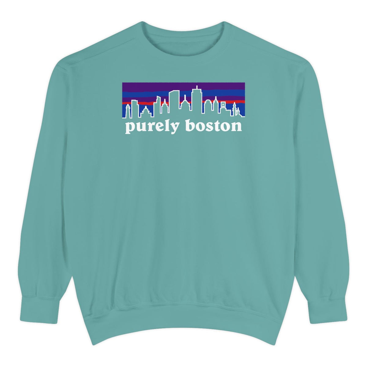 Purely Boston Expedition Seafoam Crewneck