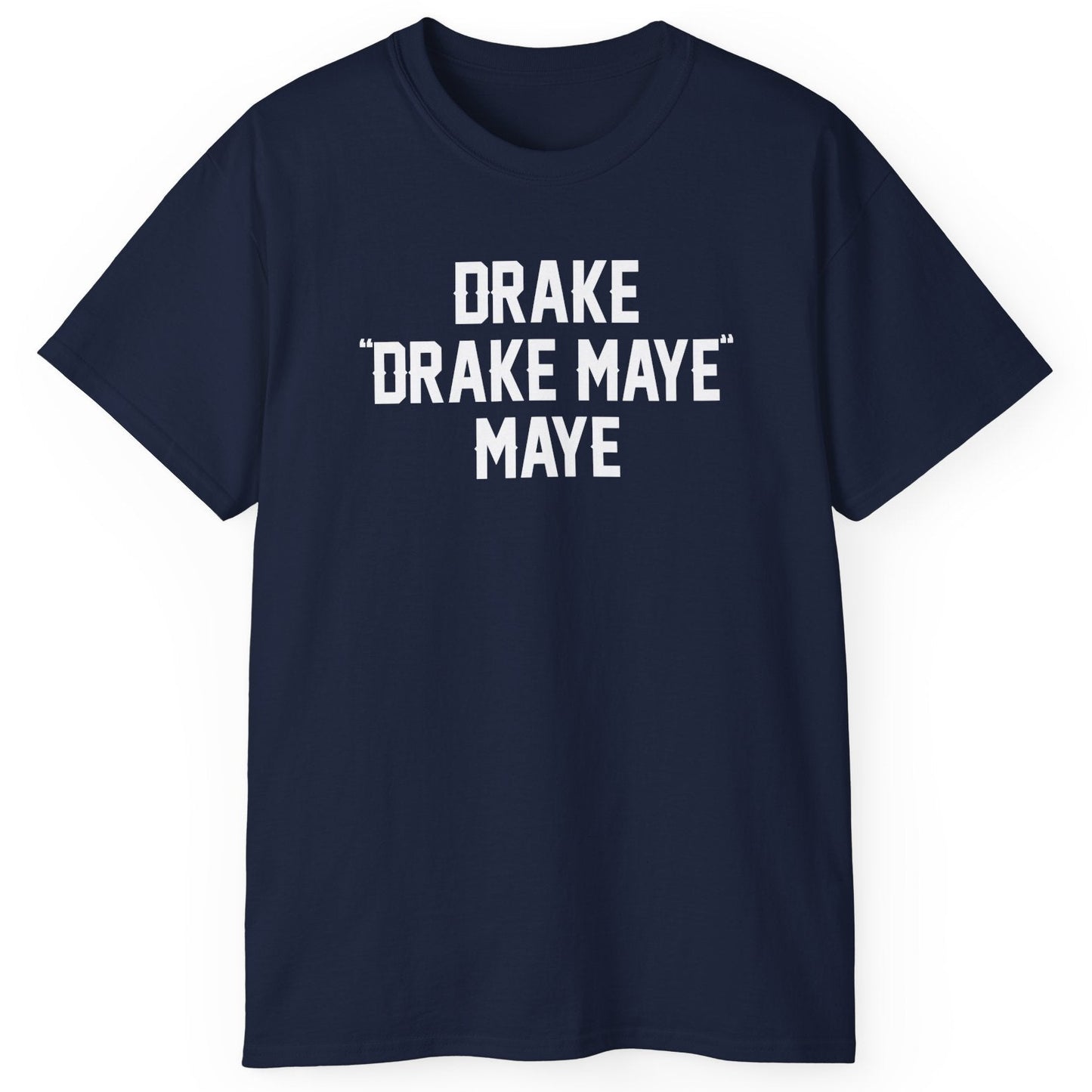 Drake "Drake Maye" Maye Navy T-Shirt
