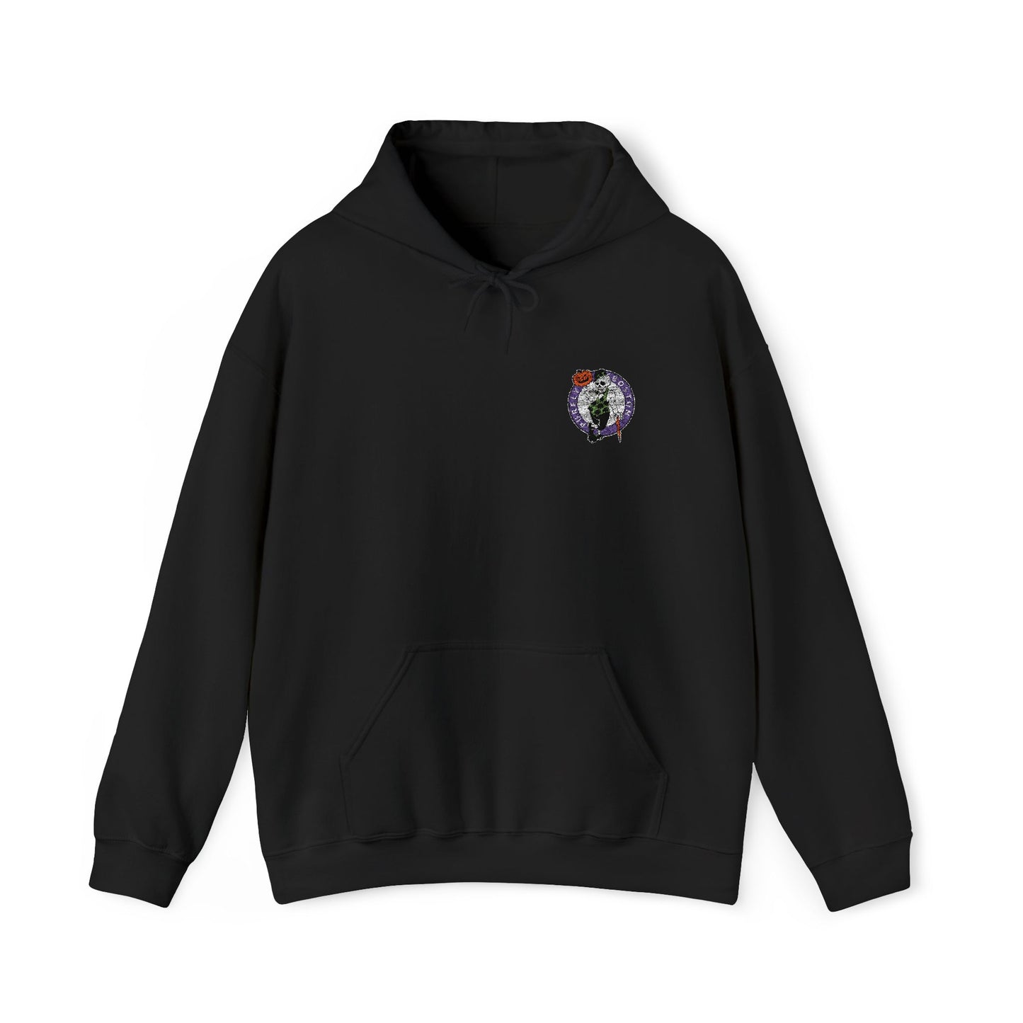 Purely Boston Haunted Hoops Embroidered Hoodie
