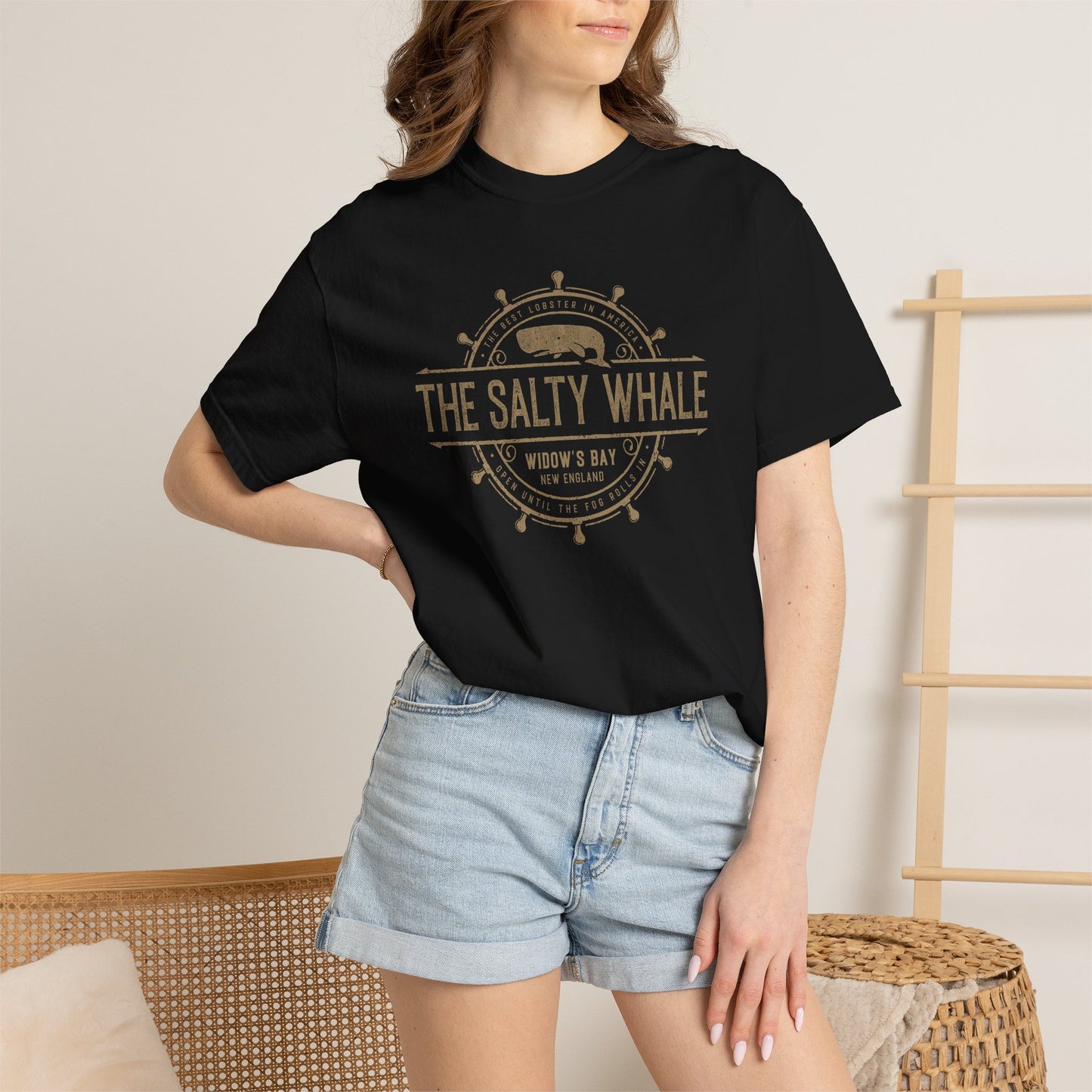 The Salty Whale Widow's Bay T-Shirt