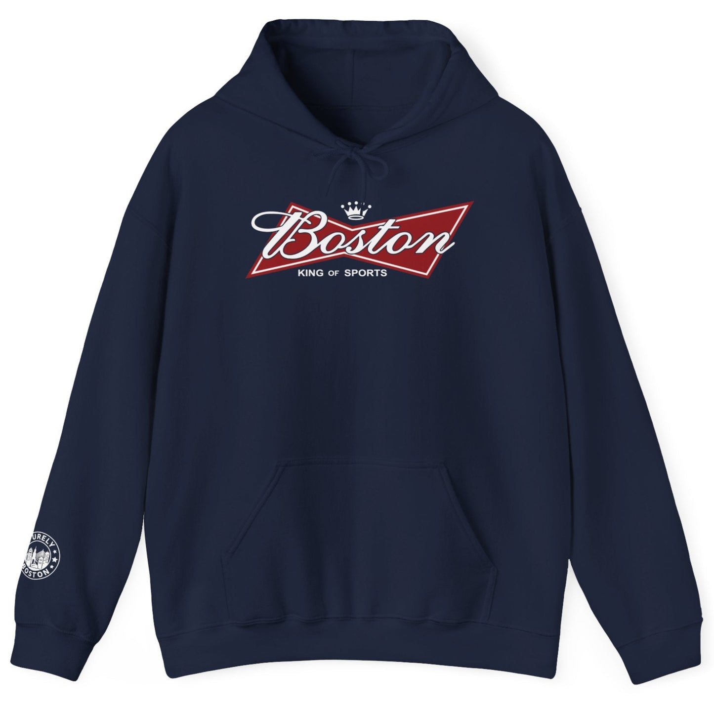 Boston King of Sports Navy & Red Hoodie