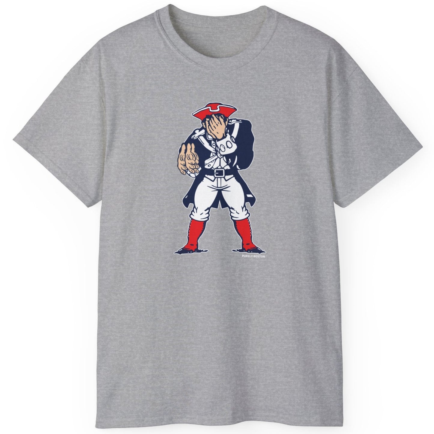 Pats Victory Hand Grey T-Shirt