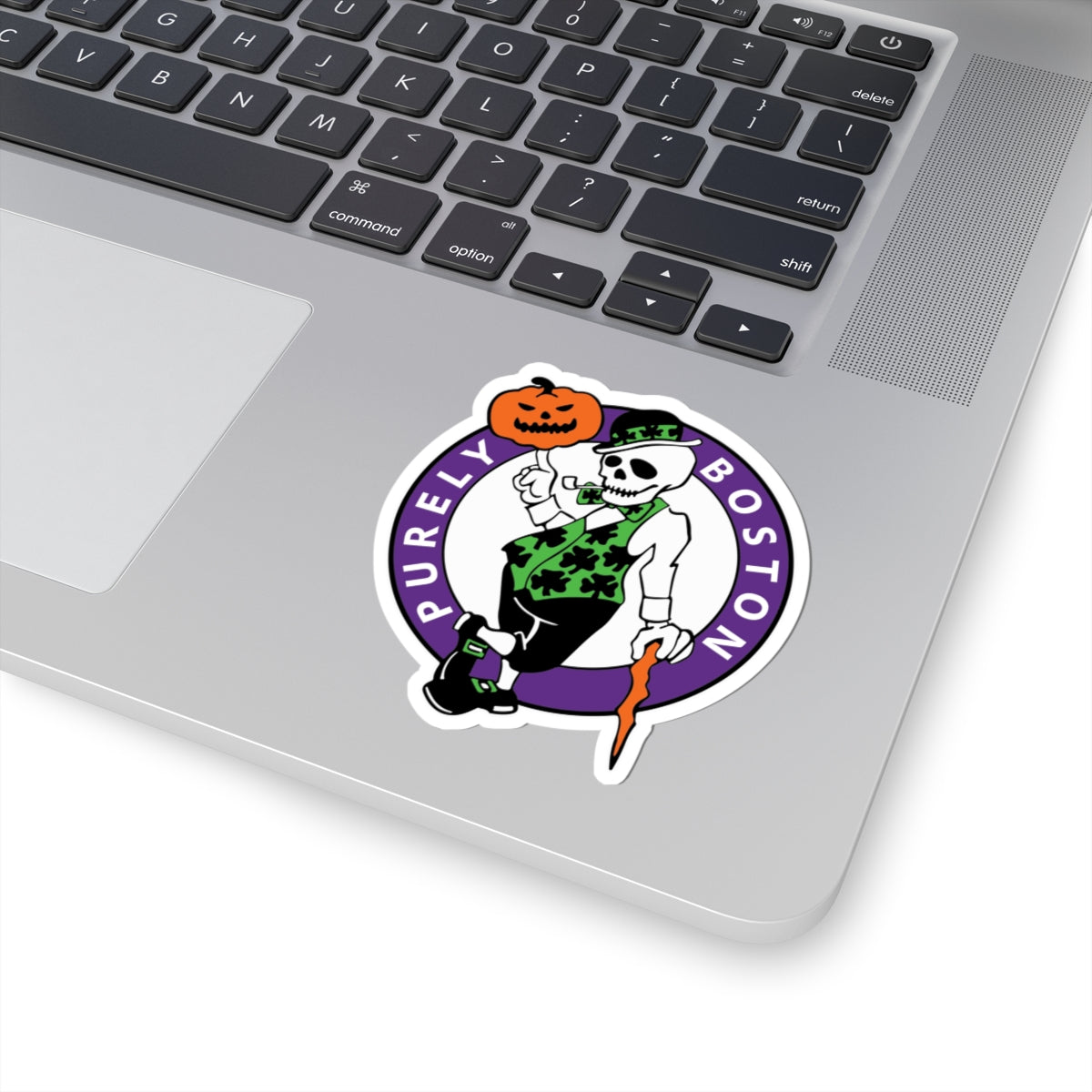 Purely Boston Haunted Hoops Sticker