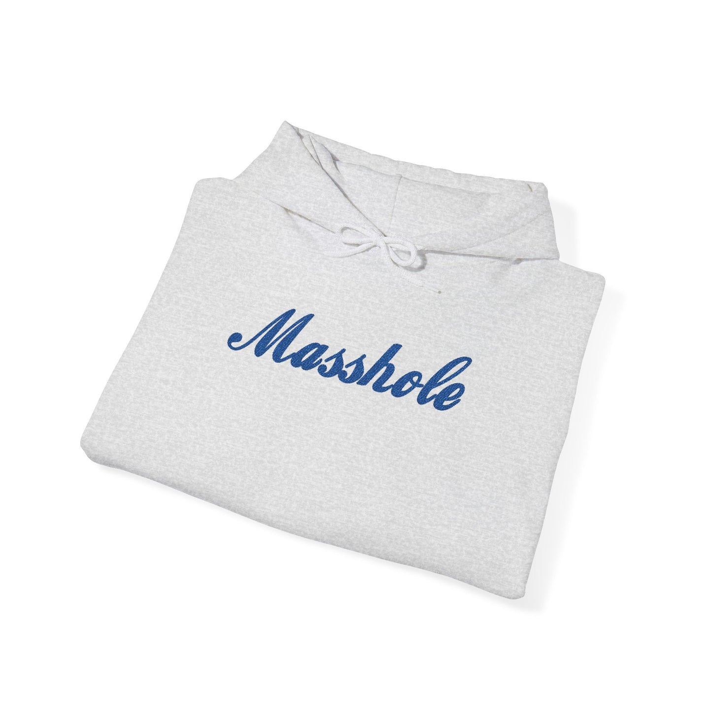 Masshole Embroidered Grey Hoodie