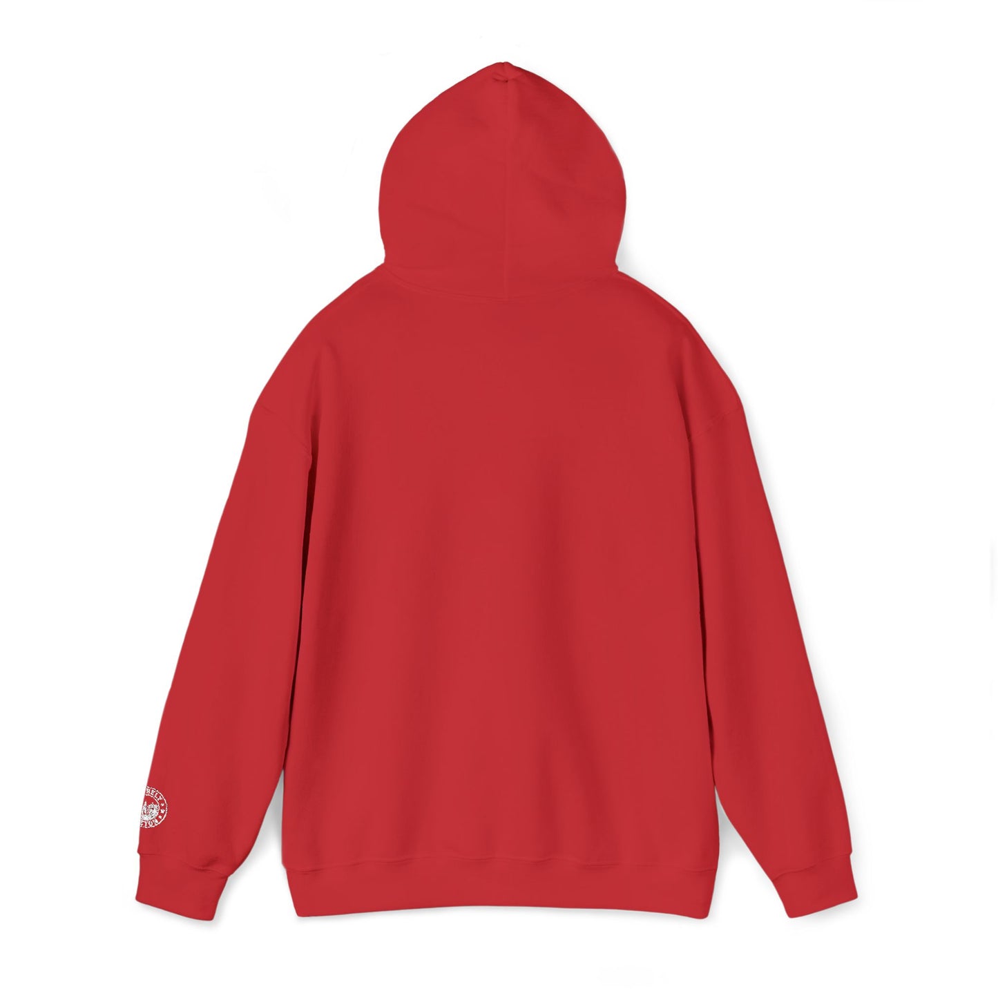 Masshole Embroidered Red Hoodie