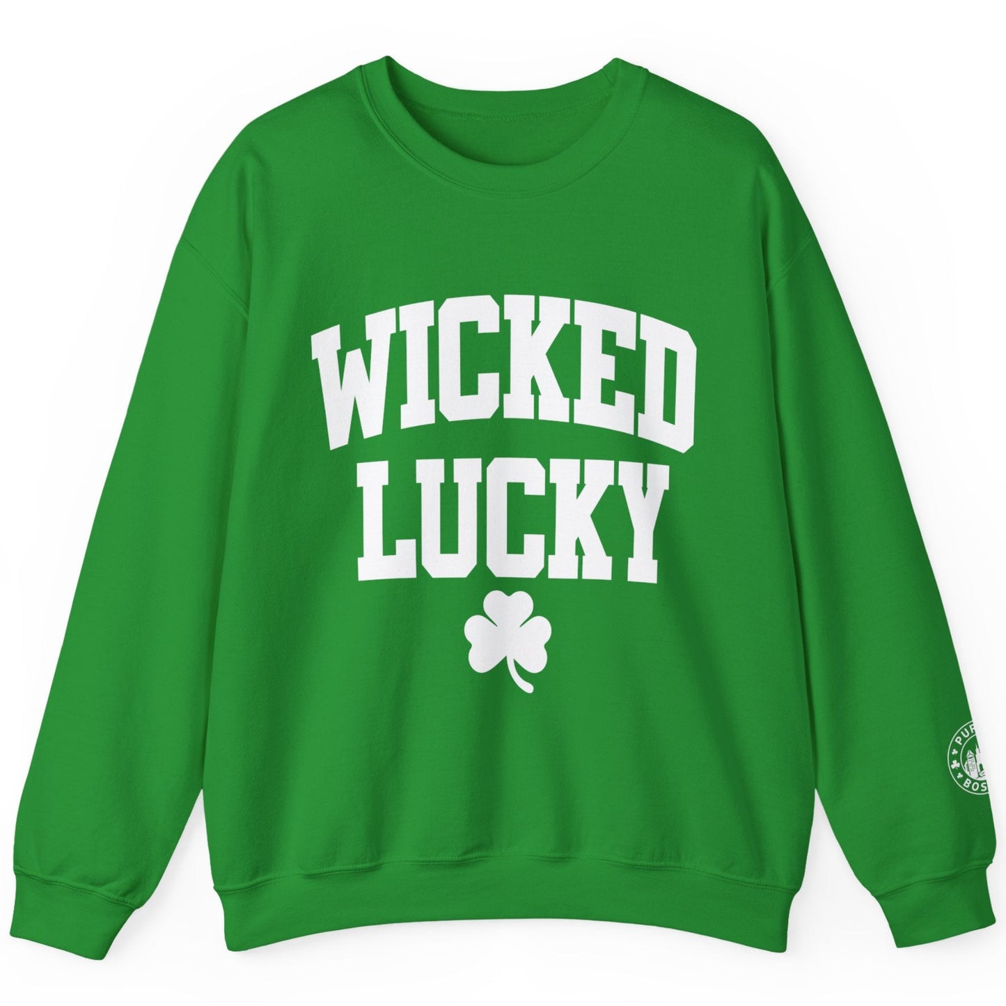 Wicked Lucky Irish Green Crewneck