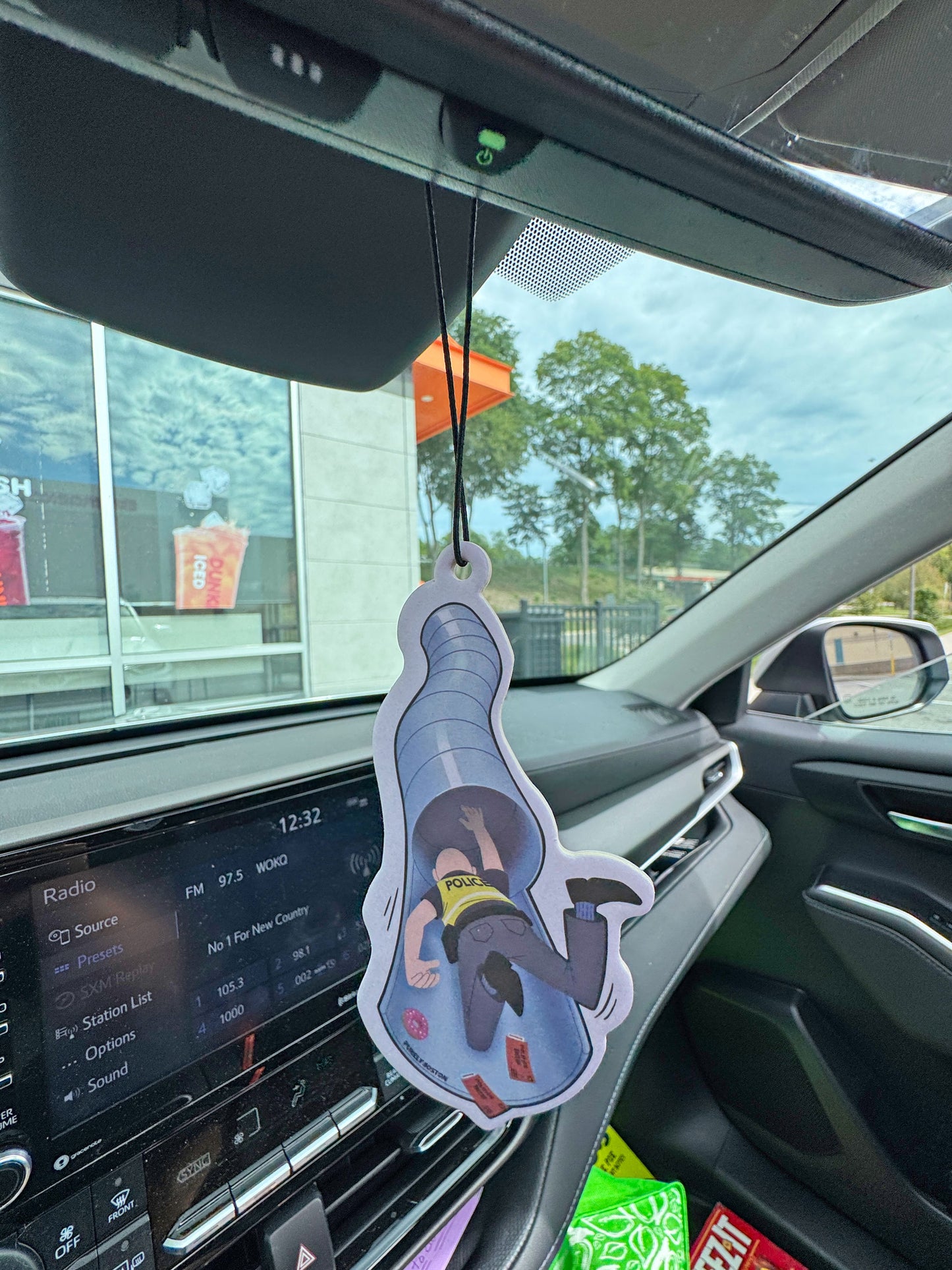 Boston Cop Slide Air Freshener