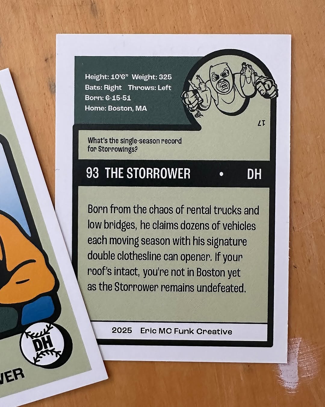 The Storrower Baseball Card