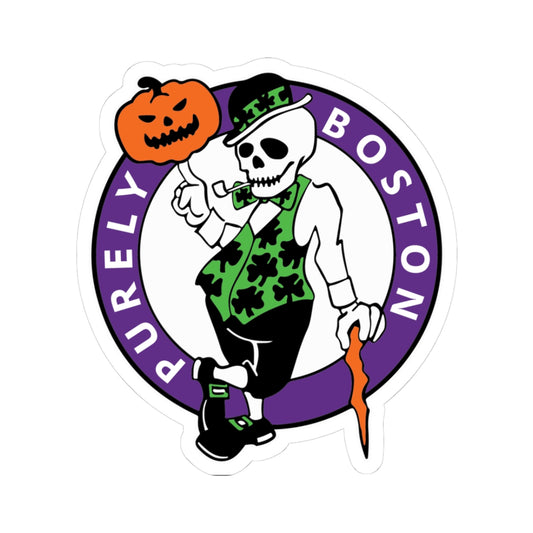 Purely Boston Haunted Hoops Sticker