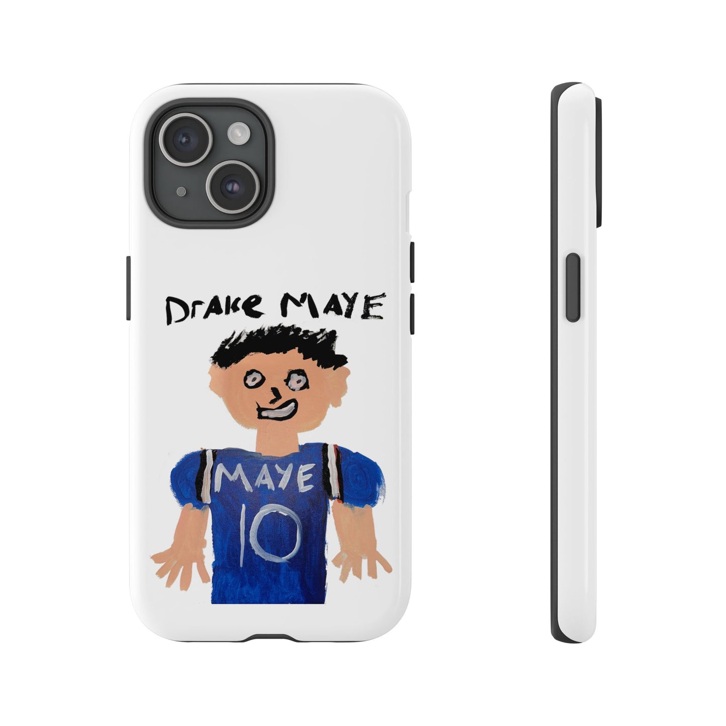 Drake Maye Painting Phone Case