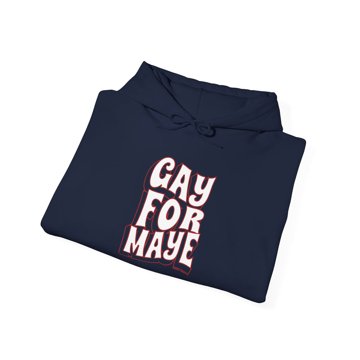 Gay For Maye Navy Hoodie