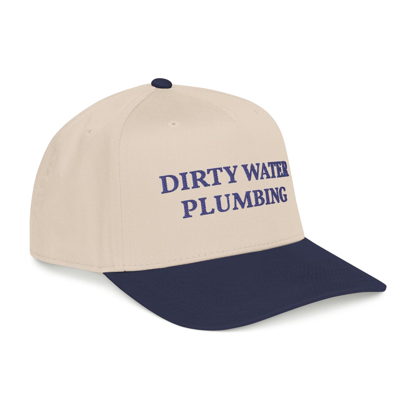 Dirty Water Natural/Navy Snapback Hat
