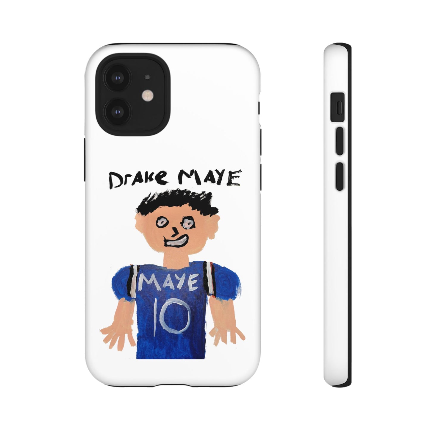 Drake Maye Painting Phone Case