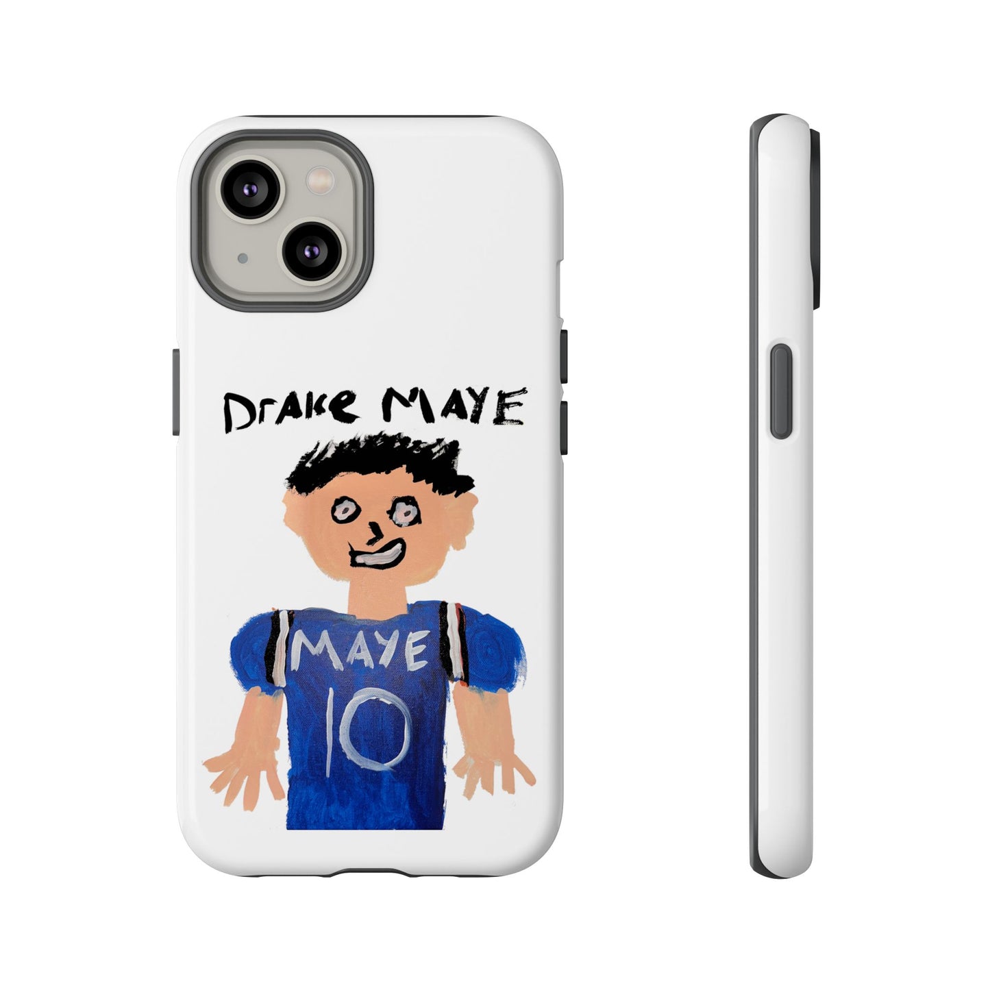 Drake Maye Painting Phone Case