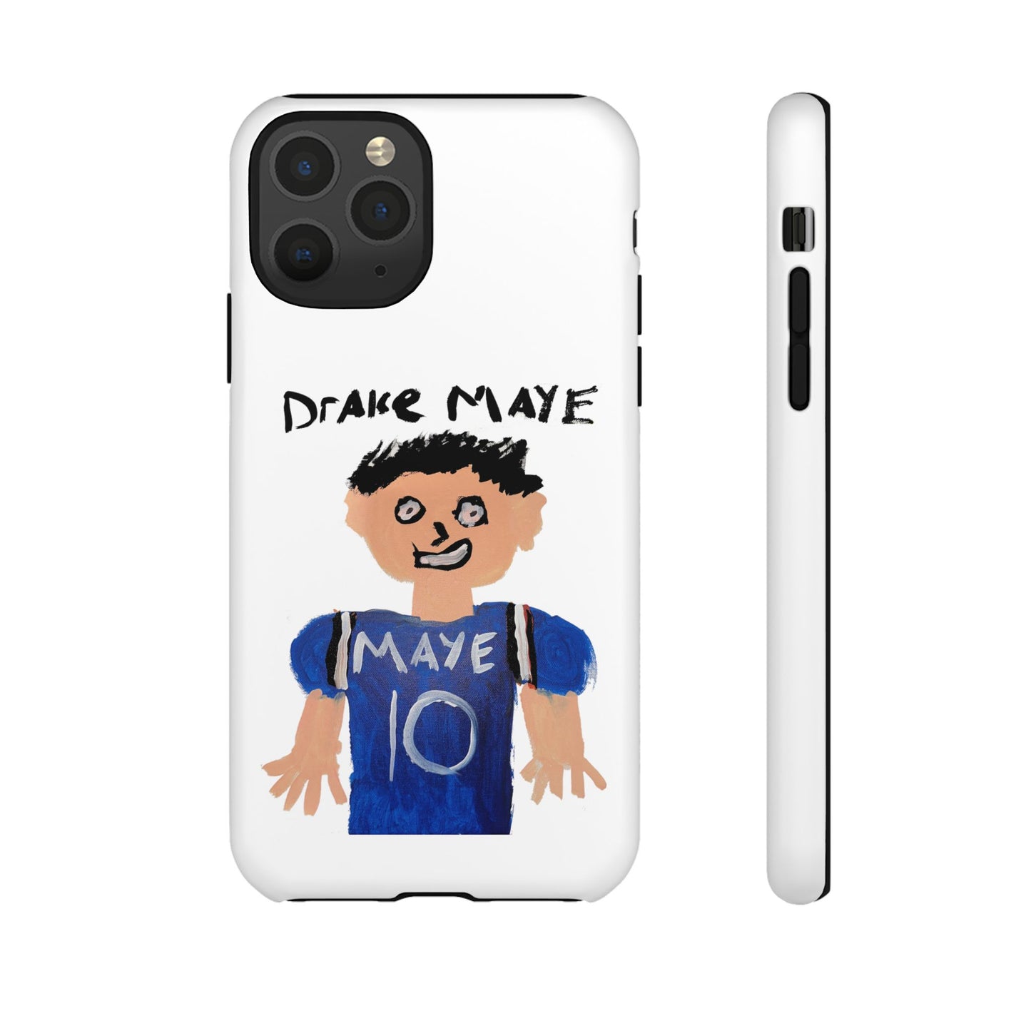 Drake Maye Painting Phone Case