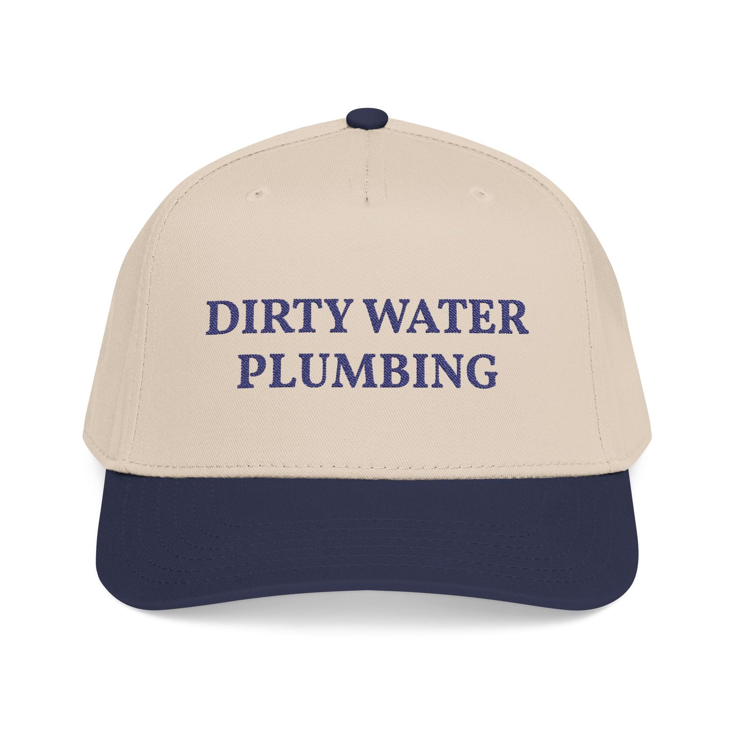 Dirty Water Natural/Navy Snapback Hat