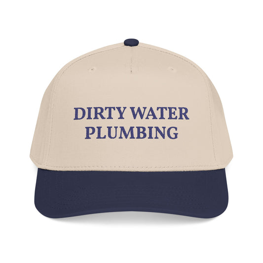 Dirty Water Natural/Navy Snapback Hat
