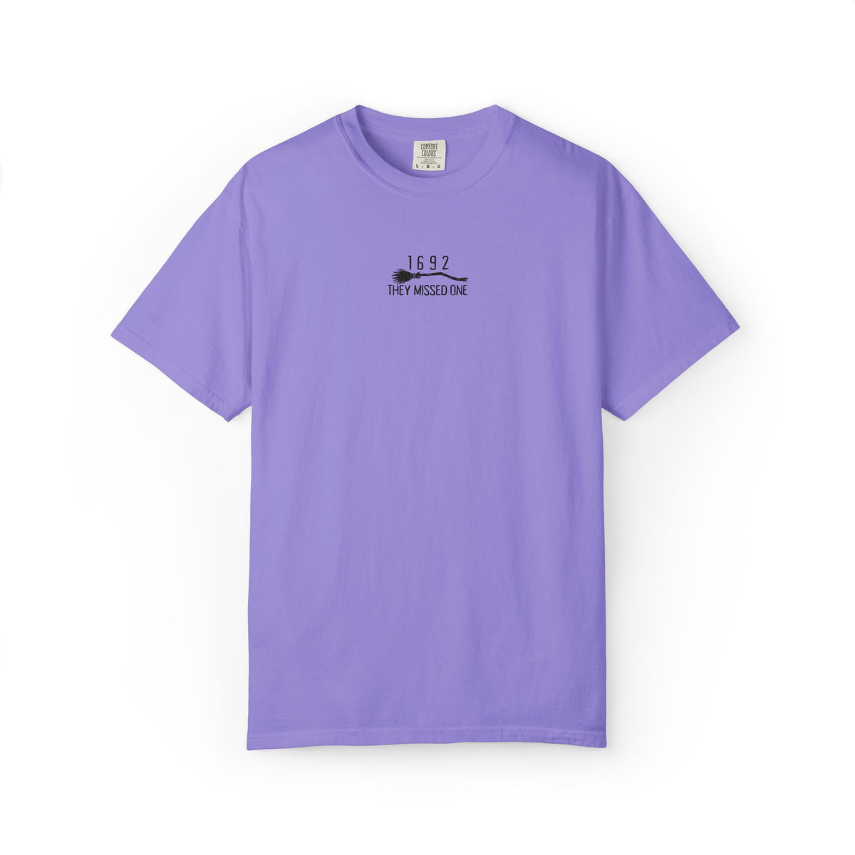 1692 They Missed One Embroidered Violet T-Shirt