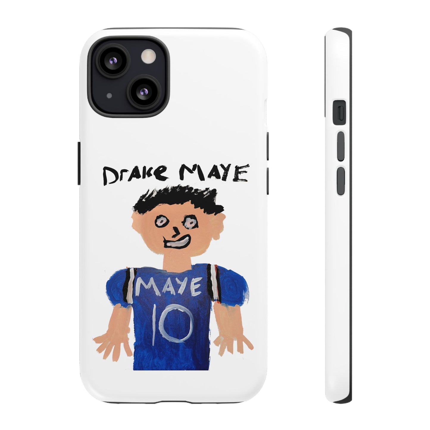 Drake Maye Painting Phone Case