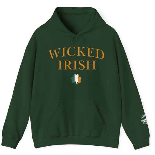 Wicked Irish Forest Green Hoodie