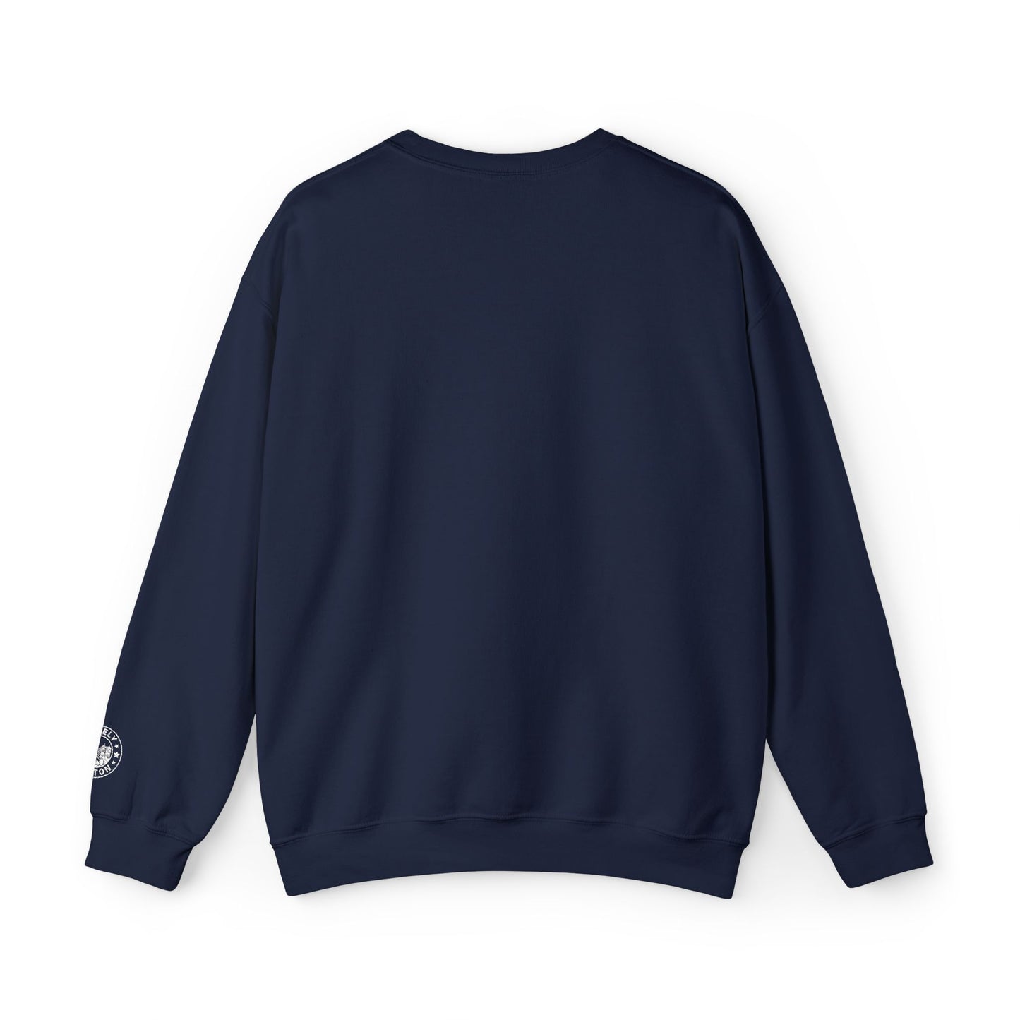 Masshole Embroidered Navy Crewneck