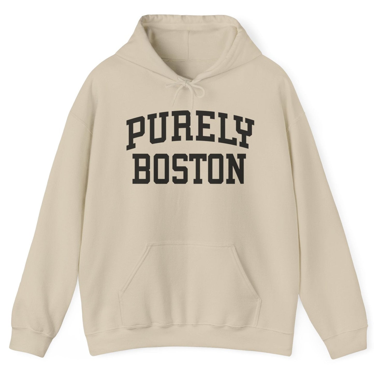 Purely Boston Classic Sand Hoodie