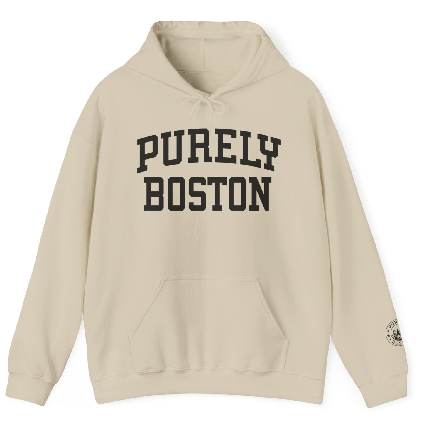 Purely Boston Classic Sand Hoodie