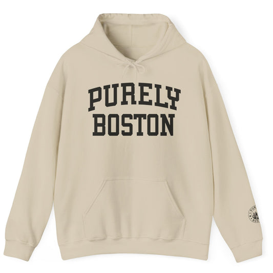 Purely Boston Classic Sand Hoodie