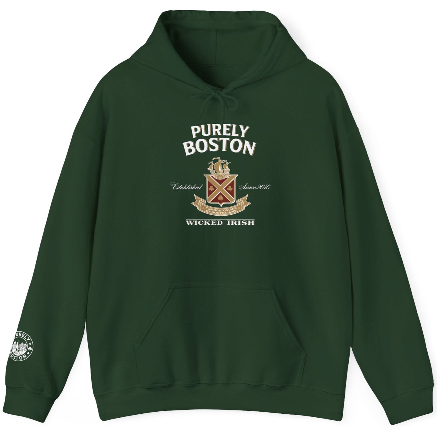 Purely Boston Irish Whiskey Hoodie