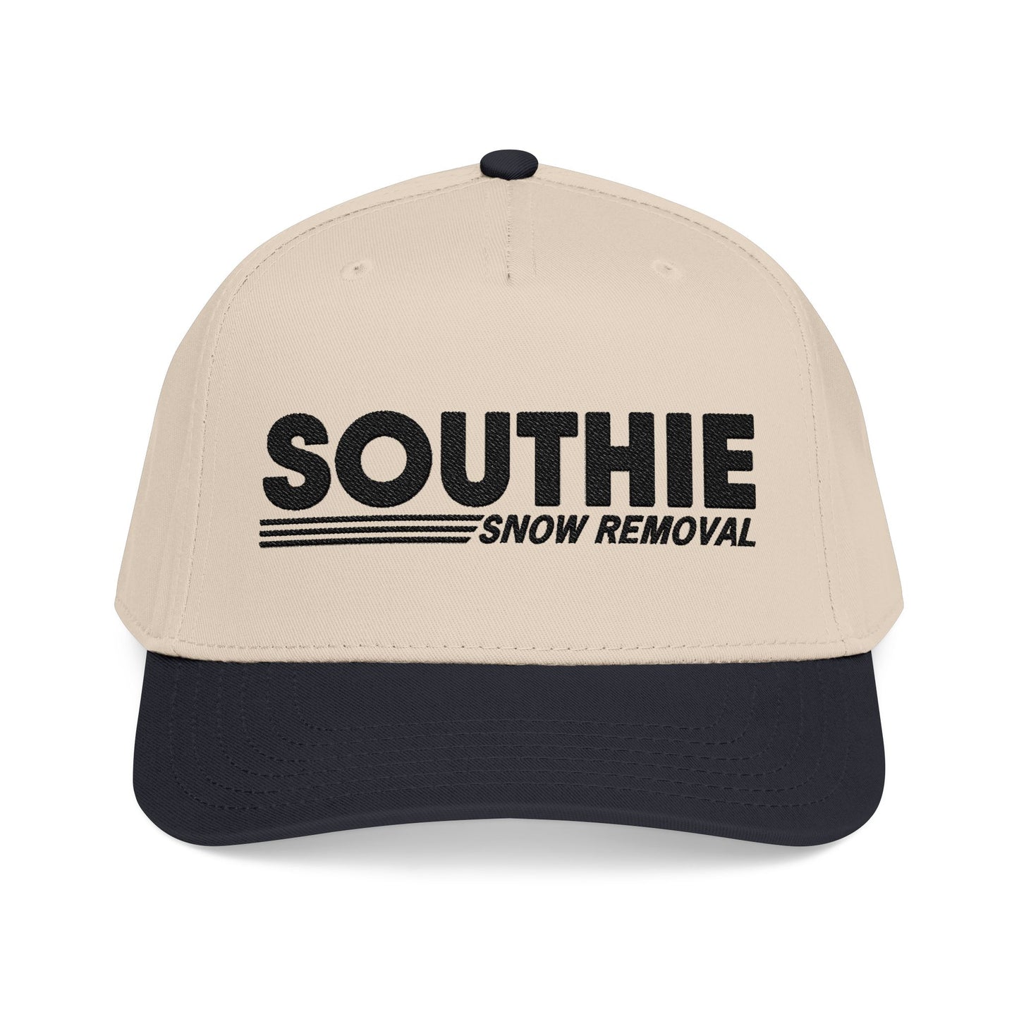 Southie Snow Removal Natural/Black Snapback Hat