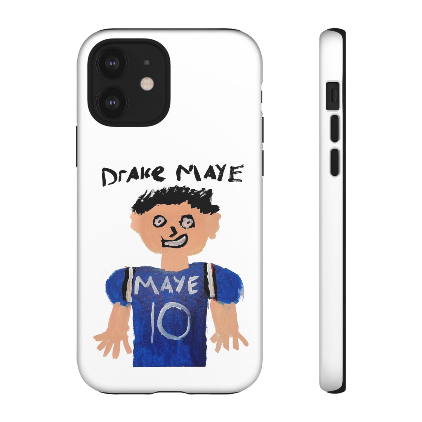 Drake Maye Painting Phone Case