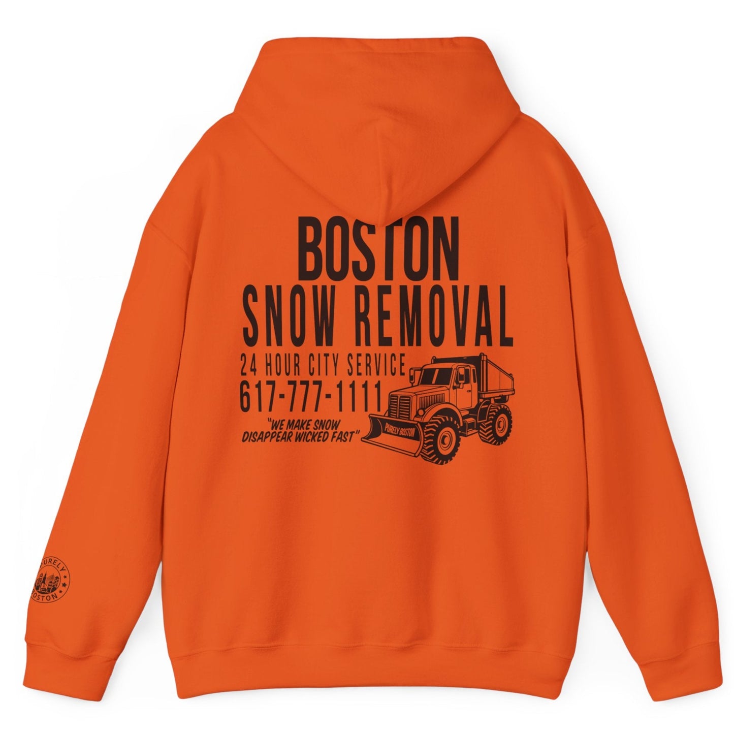 Boston Snow Removal Hoodie