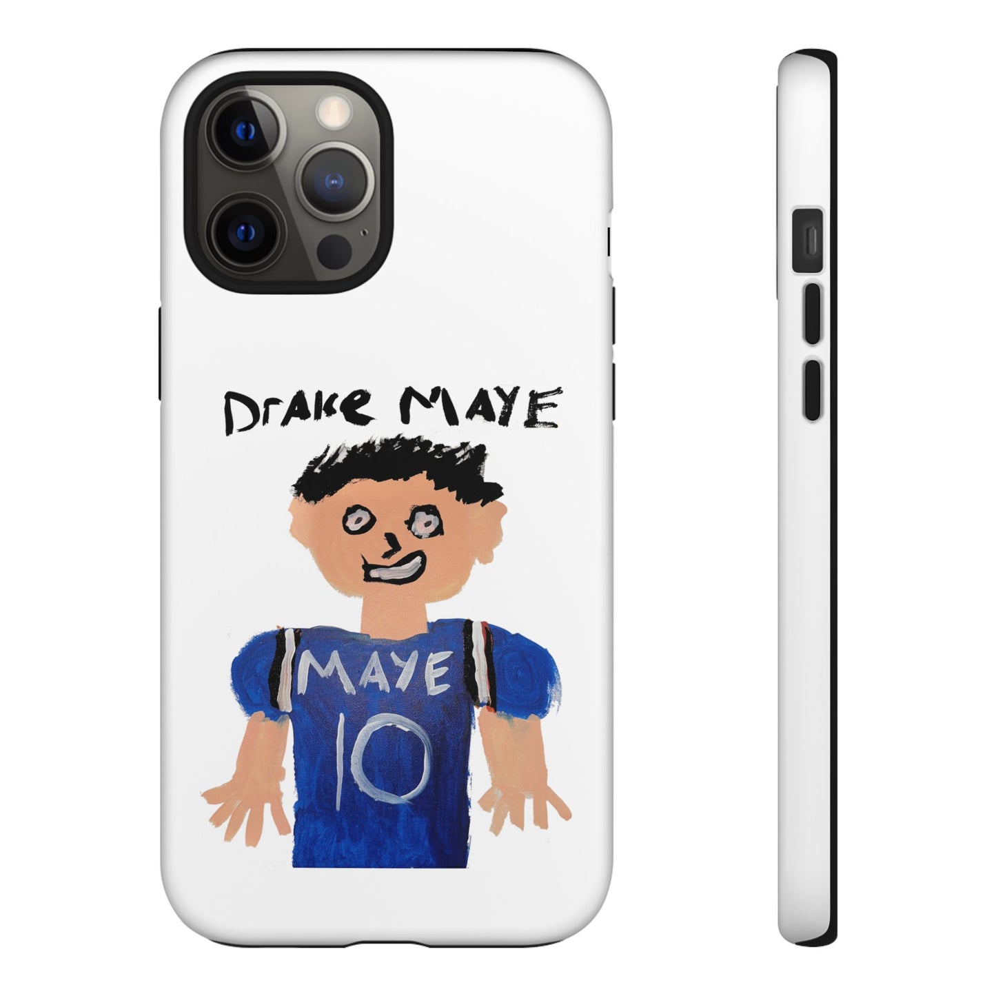 Drake Maye Painting Phone Case