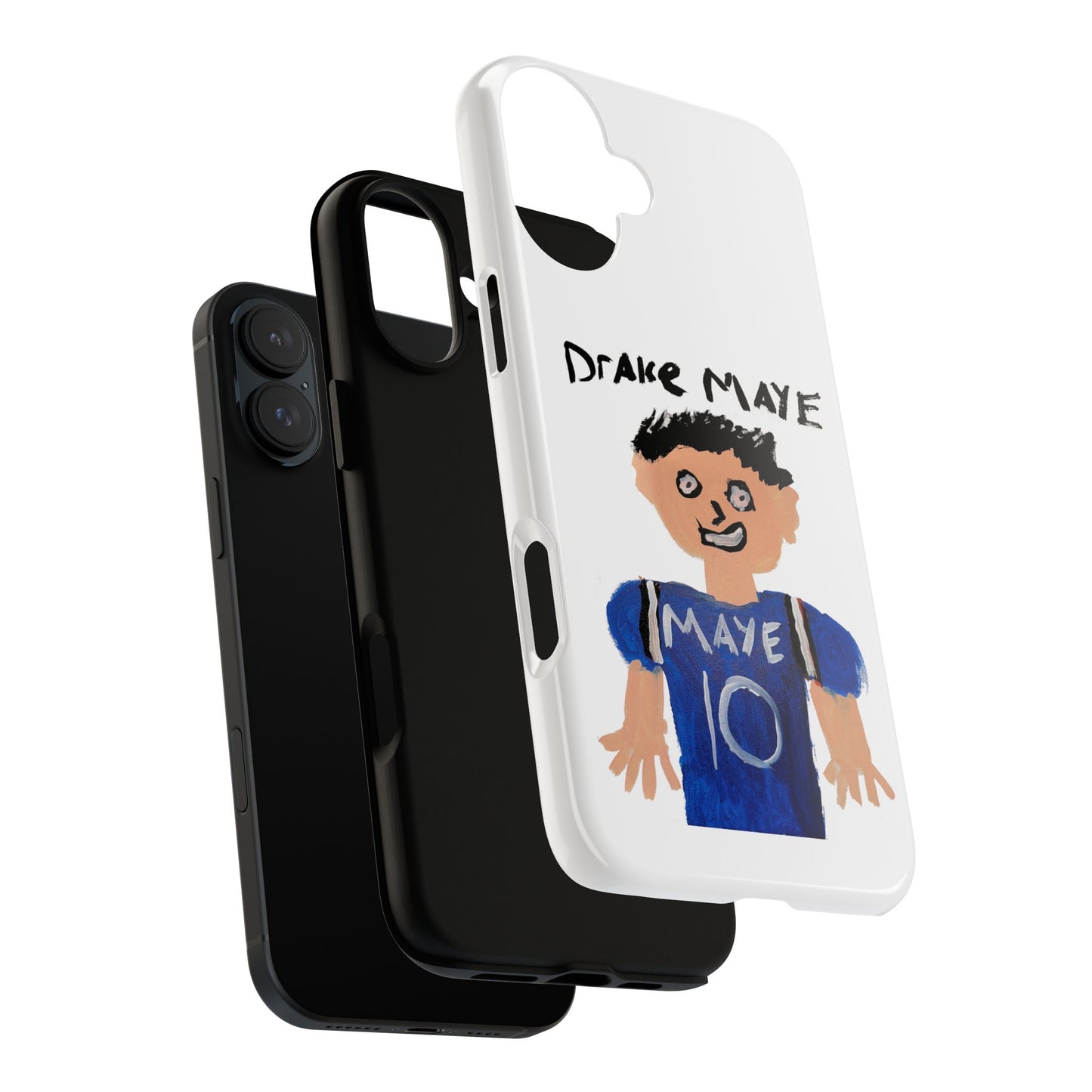 Drake Maye Painting Phone Case