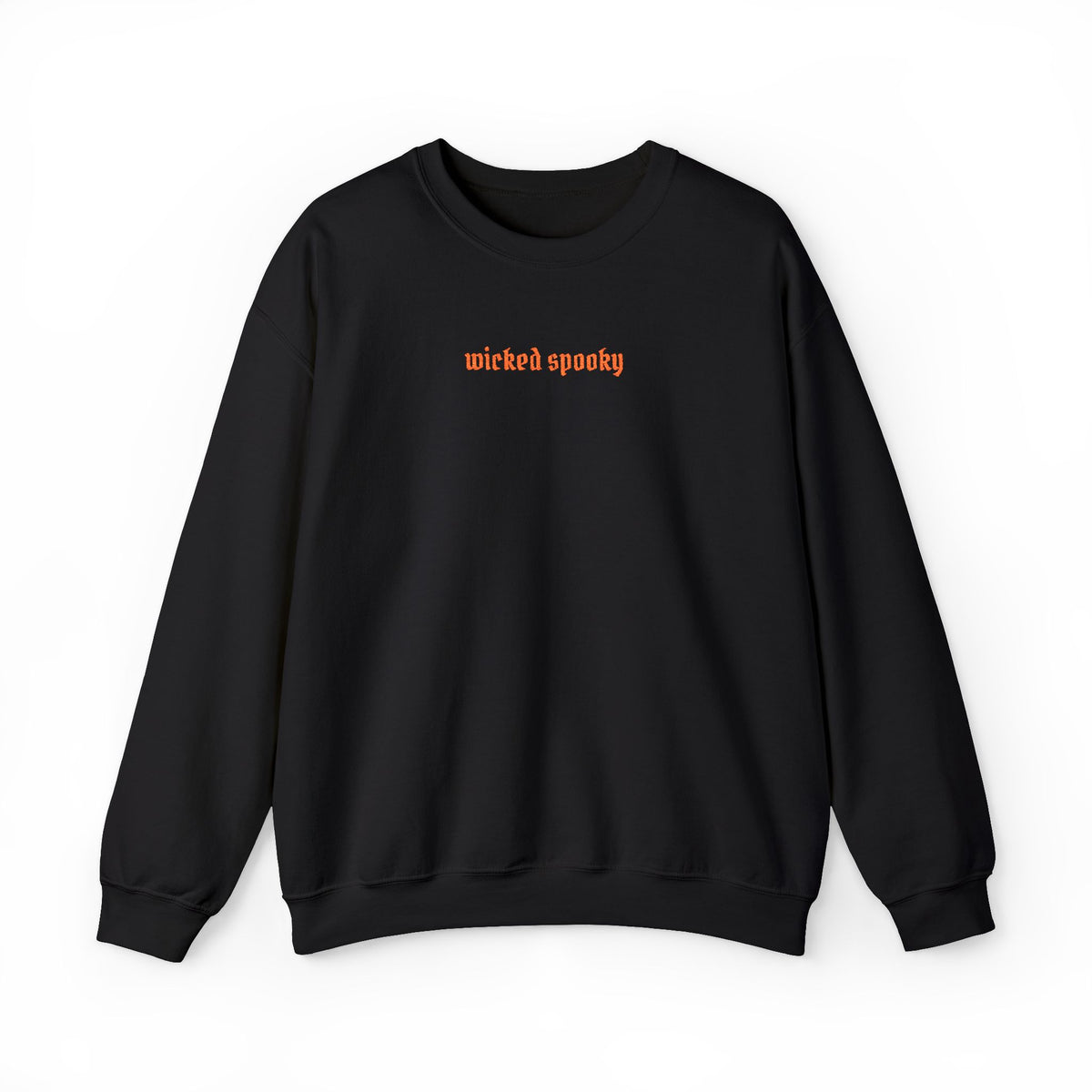 Wicked Spooky Black Crewneck Sweatshirt
