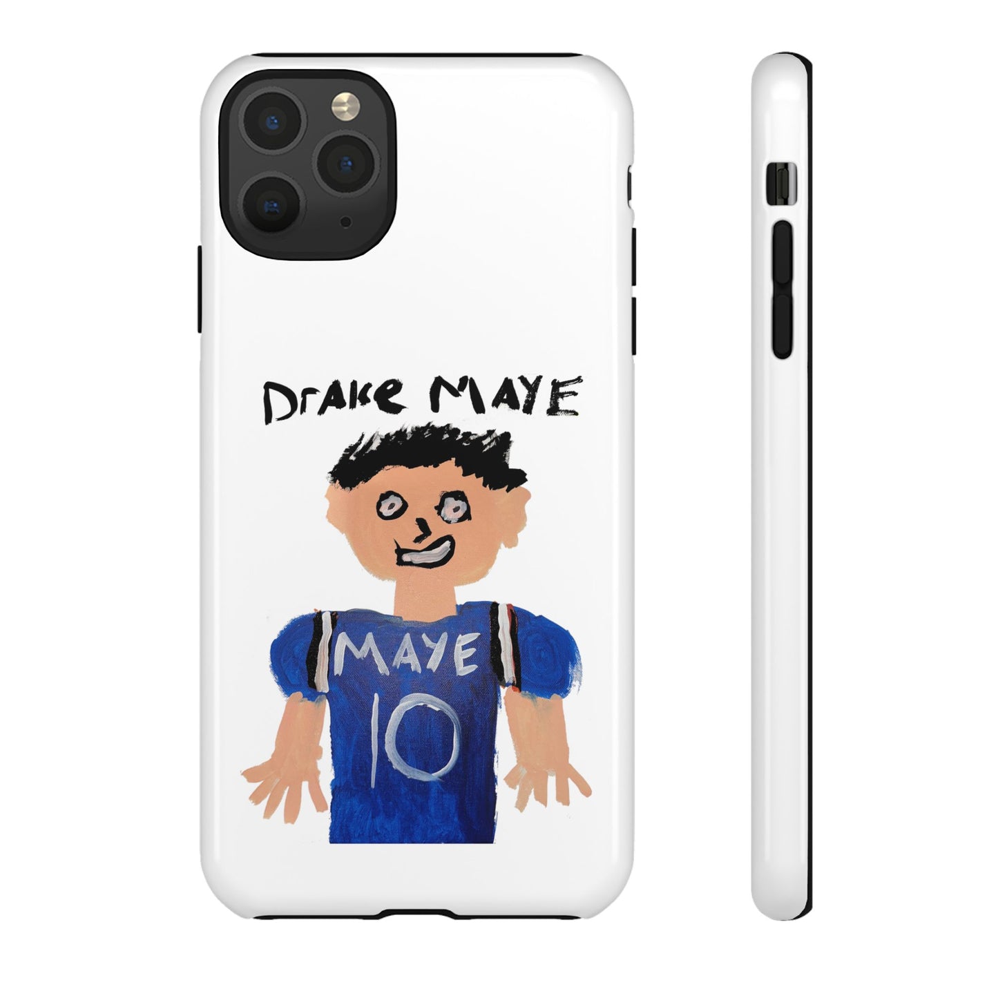 Drake Maye Painting Phone Case
